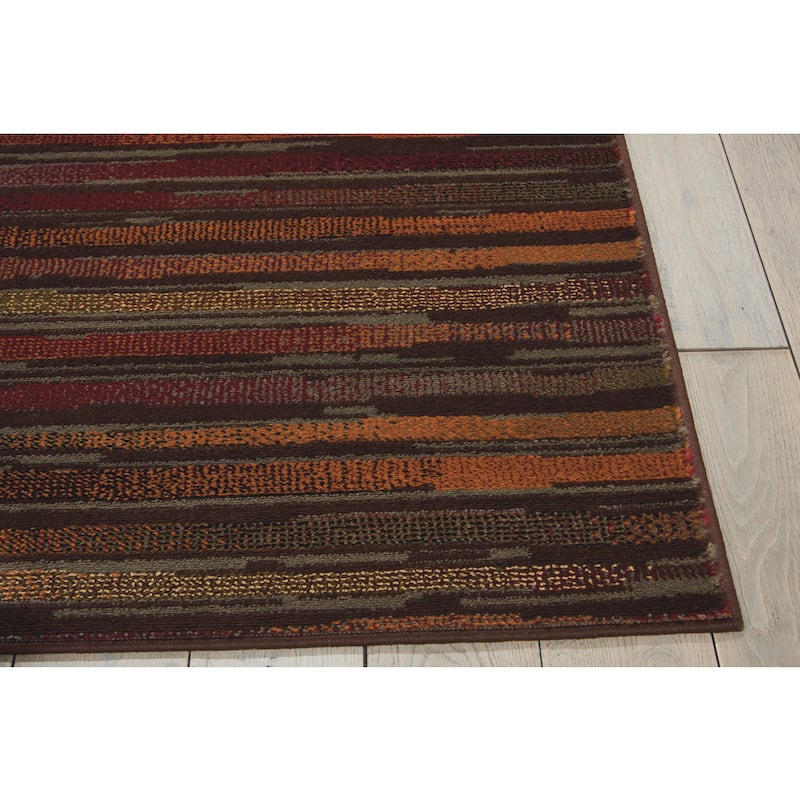 Nourison Paramount Contemporary Stripes Area Rug