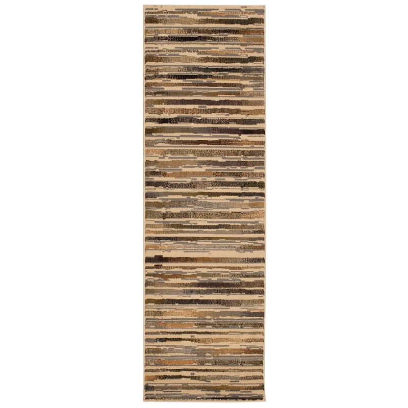 Nourison Paramount Contemporary Stripes Area Rug