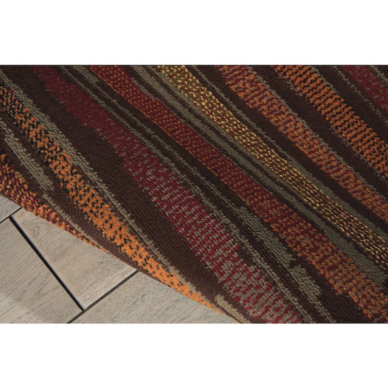 Nourison Paramount Contemporary Stripes Area Rug