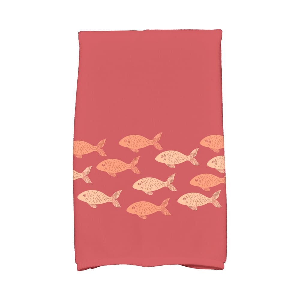 18 x 30-inch, Fish Line, Animal Print Kitchen Towel