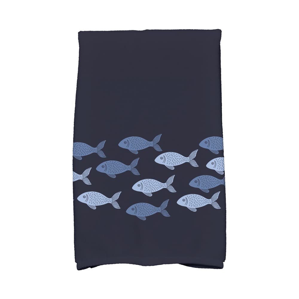 18 x 30-inch, Fish Line, Animal Print Kitchen Towel