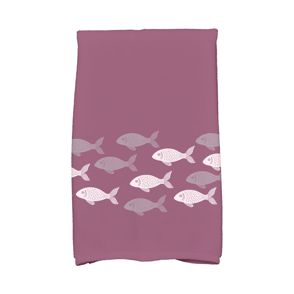 18 x 30-inch, Fish Line, Animal Print Kitchen Towel