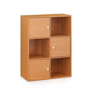 Porch & Den Avers 3-tier 3-door Bookshelf