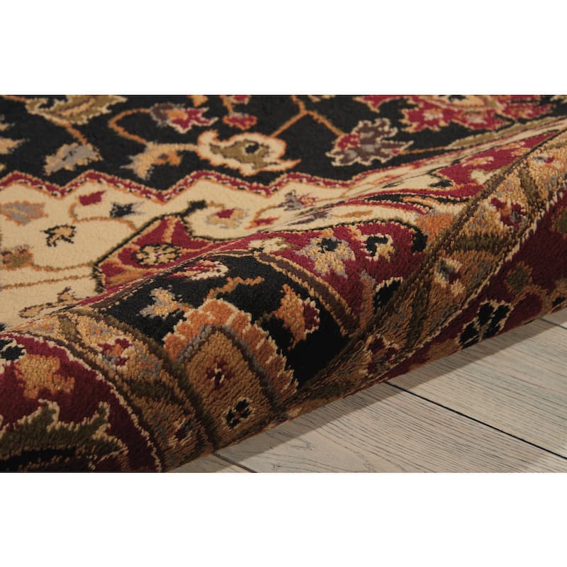 Nourison Paramount Bordered Medallion Area Rug