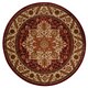 preview thumbnail 17 of 21, Nourison Paramount Bordered Medallion Area Rug 5'3" Round - Gold - Runner/Round