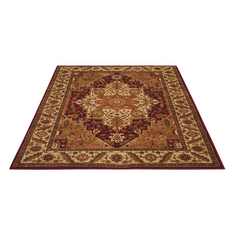 Nourison Paramount Bordered Medallion Area Rug