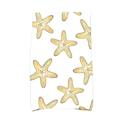 16 x 25-inch, Soft Starfish, Geometric Print Kitchen Towel