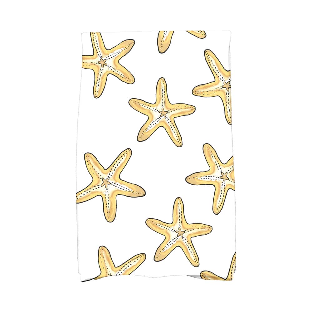 16 x 25-inch, Soft Starfish, Geometric Print Kitchen Towel