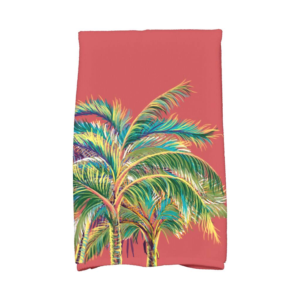 18 x 30-inch, Vacation, Floral Print Kitchen Towel