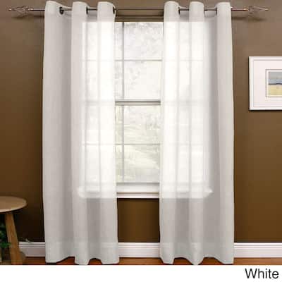 Miller Curtains Preston 63-Inch Grommet Sheer Panel