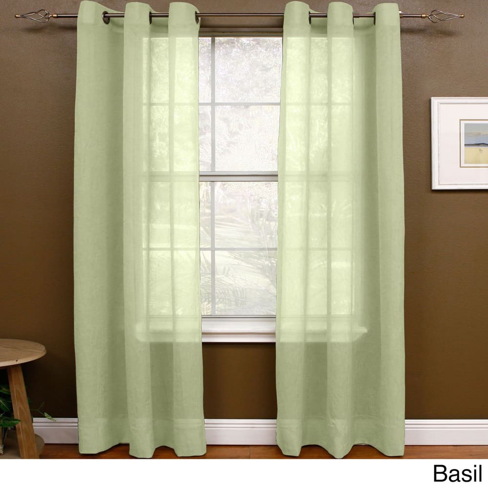 Miller Curtains Preston 108-inch Sheer Grommet Panel - 48 x 108 - 48 x 108