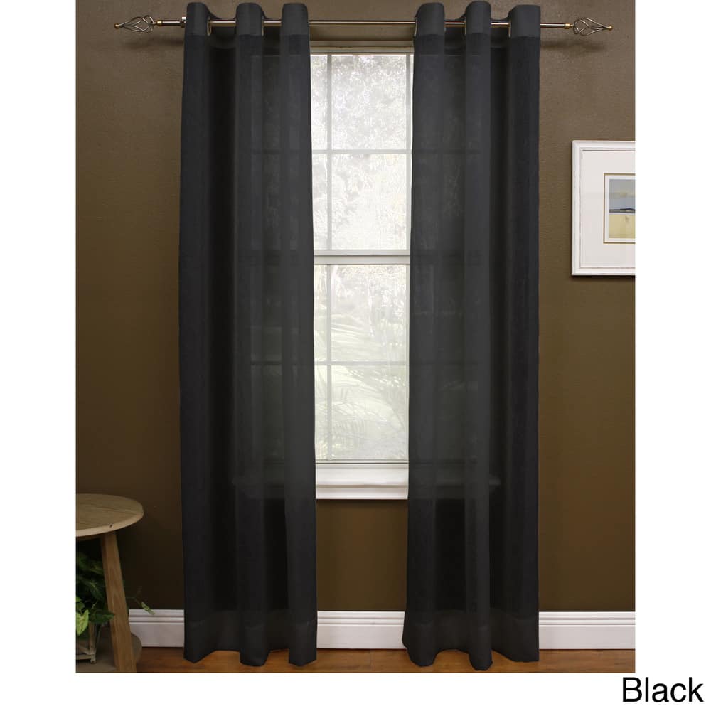 Miller Curtains Preston 108-inch Sheer Grommet Panel - 48 x 108 - 48 x 108