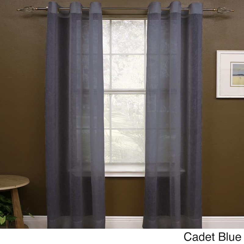 Miller Curtains Preston 108-inch Sheer Grommet Panel - 48 x 108 - 48 x 108