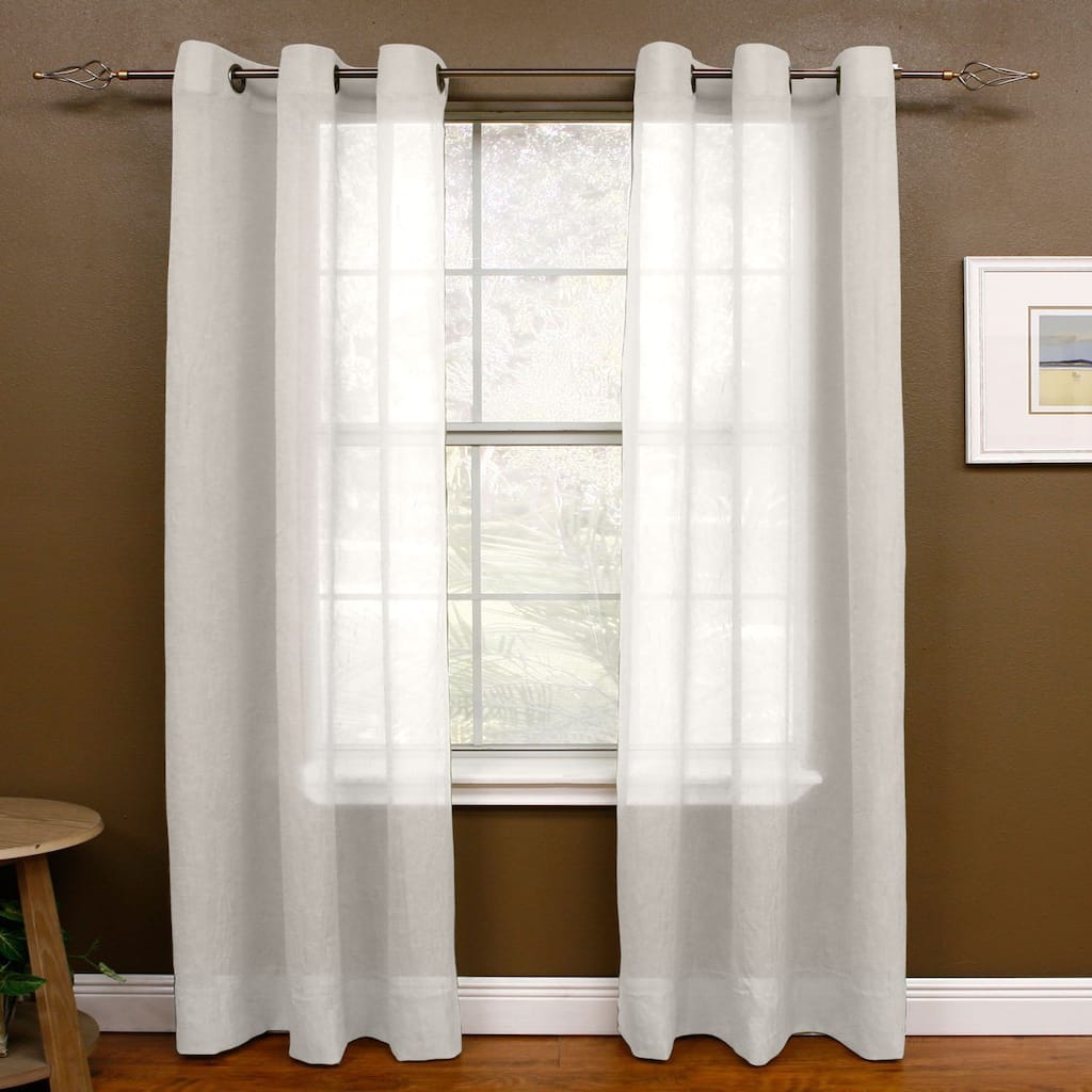 Miller Curtains Preston 84-inch Grommet-top Sheer Panel