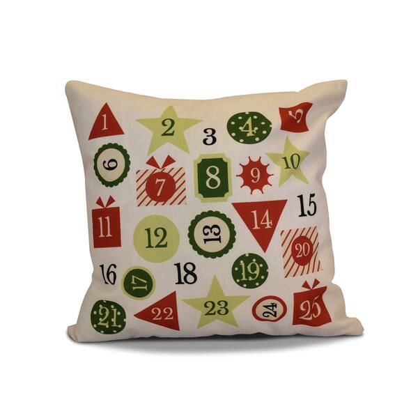 Shop 16 X 16 Inch Advent Calendar Geometric Holiday Print