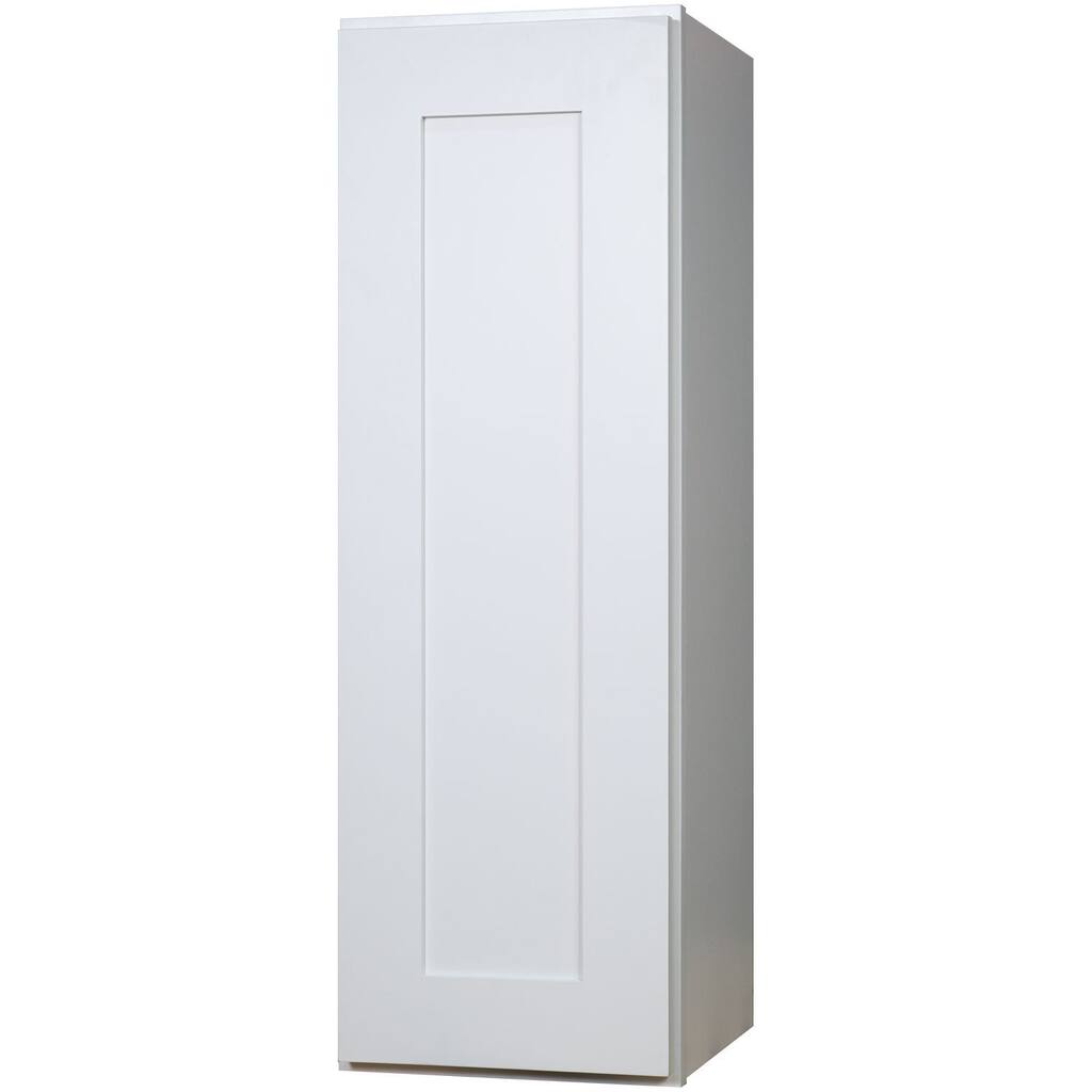Everyday Cabinets 9-inch White Shaker Single Door Wall Kitchen Cabinet