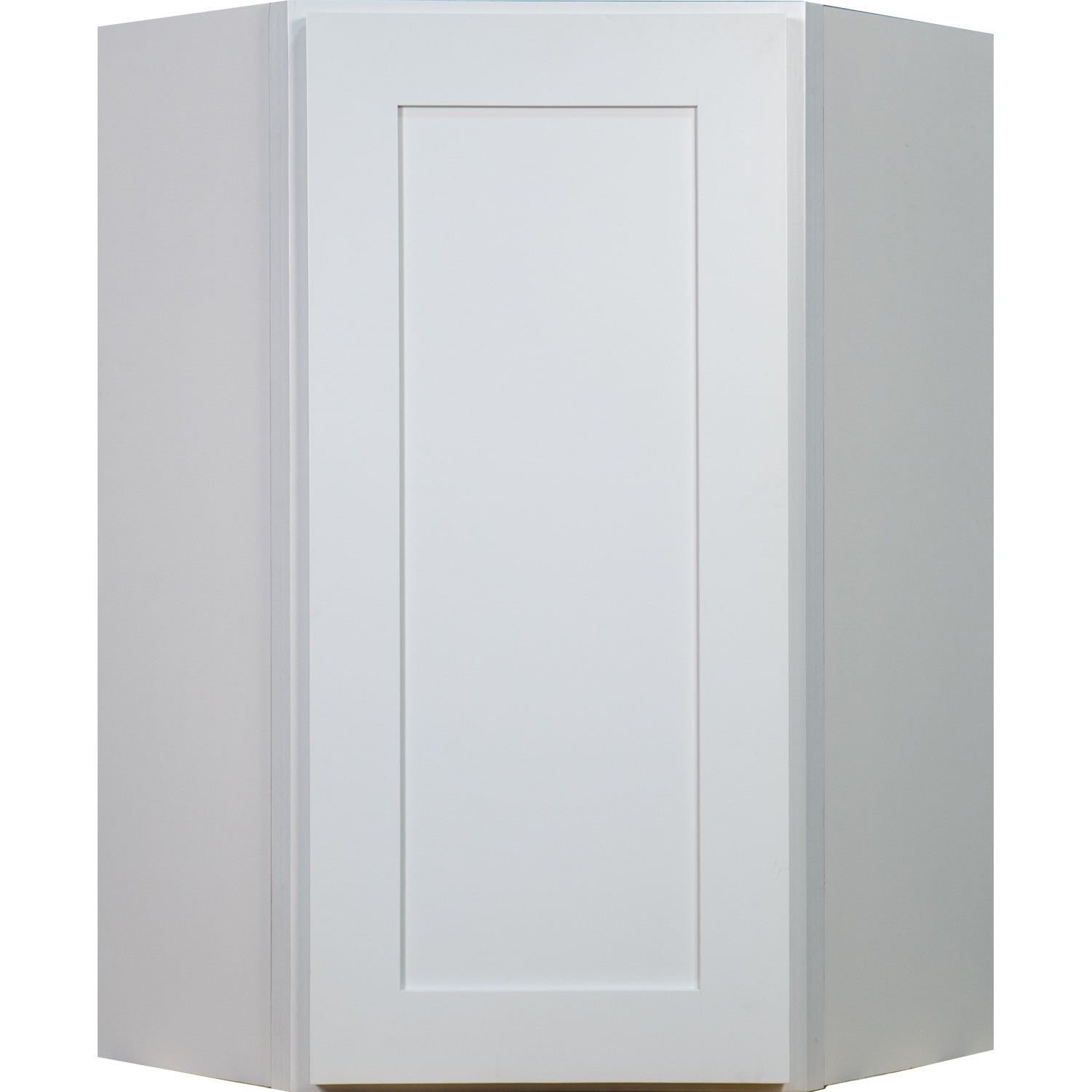 Shop Everyday Cabinets 24-inch White Shaker Diagonal Corner Wall ...