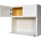 Shop Everyday Cabinets 30-inch White Shaker Microwave Wall ...