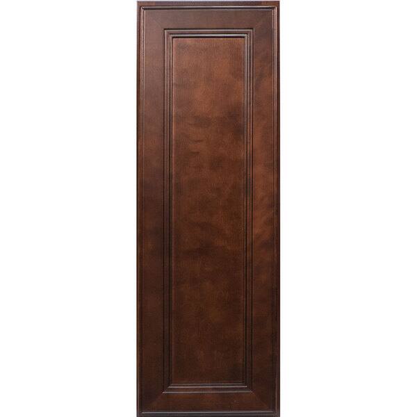 Shop Everyday Cabinets 15 Inch Cherry Mahogany Brown Leo Saddle Single Door Wall Kitchen Cabinet Overstock 12314972