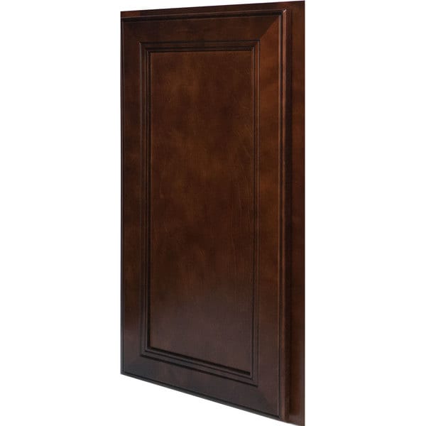 Everyday Cabinets 17 Inch Cherry Mahogany Brown Leo Saddle Everyday Cabinets 17 Inch Cherry Mahogany Brown Leo Saddle Angle End Wall Kitchen Cabinet