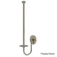 preview thumbnail 12 of 16, Allied Brass Skyline Collection Wall Mounted Paper Towel Holder Polished Nickel