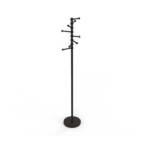 Allied Brass Fee Standing Coat Rack with Six Pivoting Pegs
