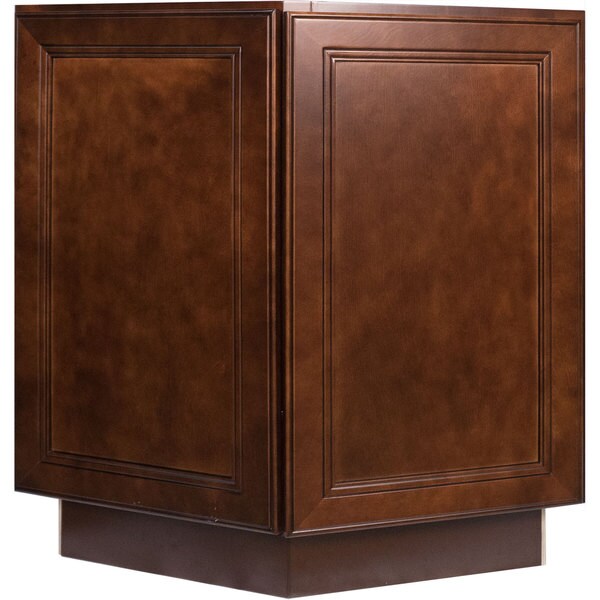 Shop Everyday Cabinets 24-inch Cherry Mahogany Brown Leo ...