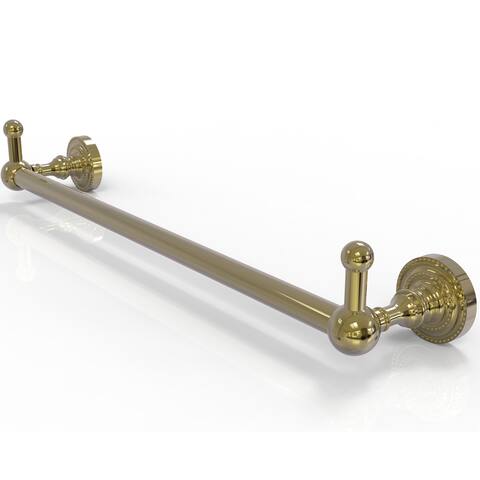 Allied Brass Dottingham Collection 36 Inch Towel Bar with Integrated Hooks
