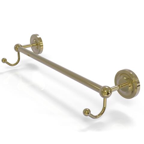 Allied Brass Prestige Regal Collection 18 Inch Towel Bar with Integrated Hooks