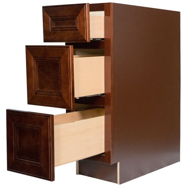 Shop Everyday Cabinets 12-inch Cherry Mahogany Brown Leo ...