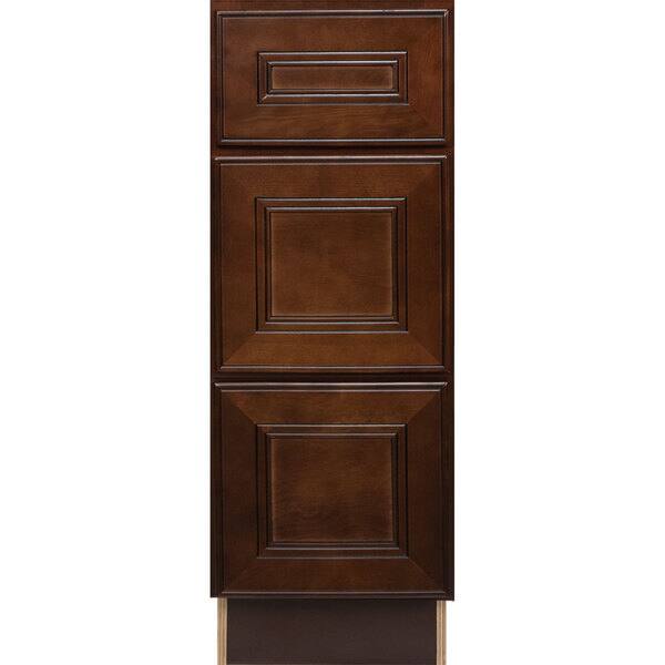 Shop Everyday Cabinets 12 Inch Cherry Mahogany Brown Leo Saddle 3