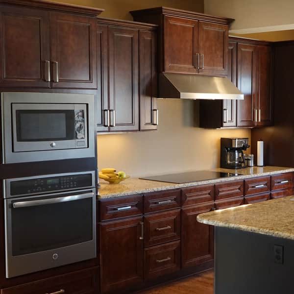 Everyday Cabinets 12 Inch Cherry Mahogany Brown Leo Everyday Cabinets 12 Inch Cherry Mahogany Brown Leo