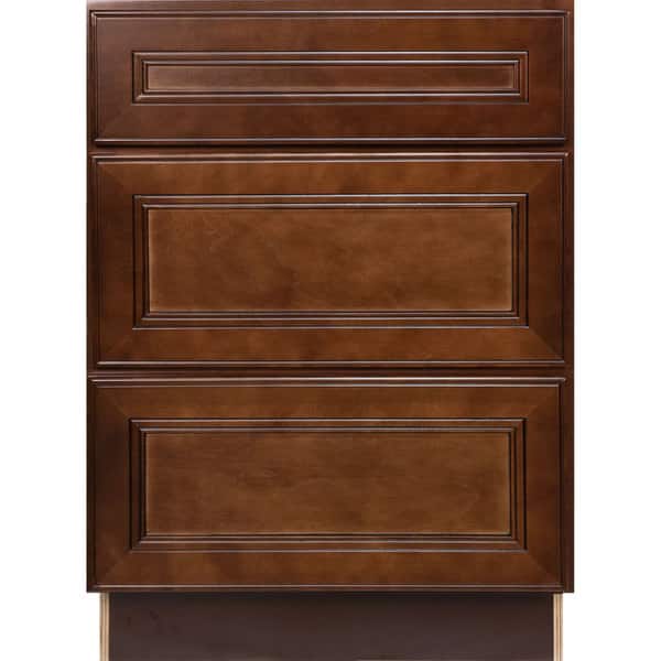 Shop Everyday Cabinets 36 Inch Cherry Mahogany Brown Leo Saddle 3