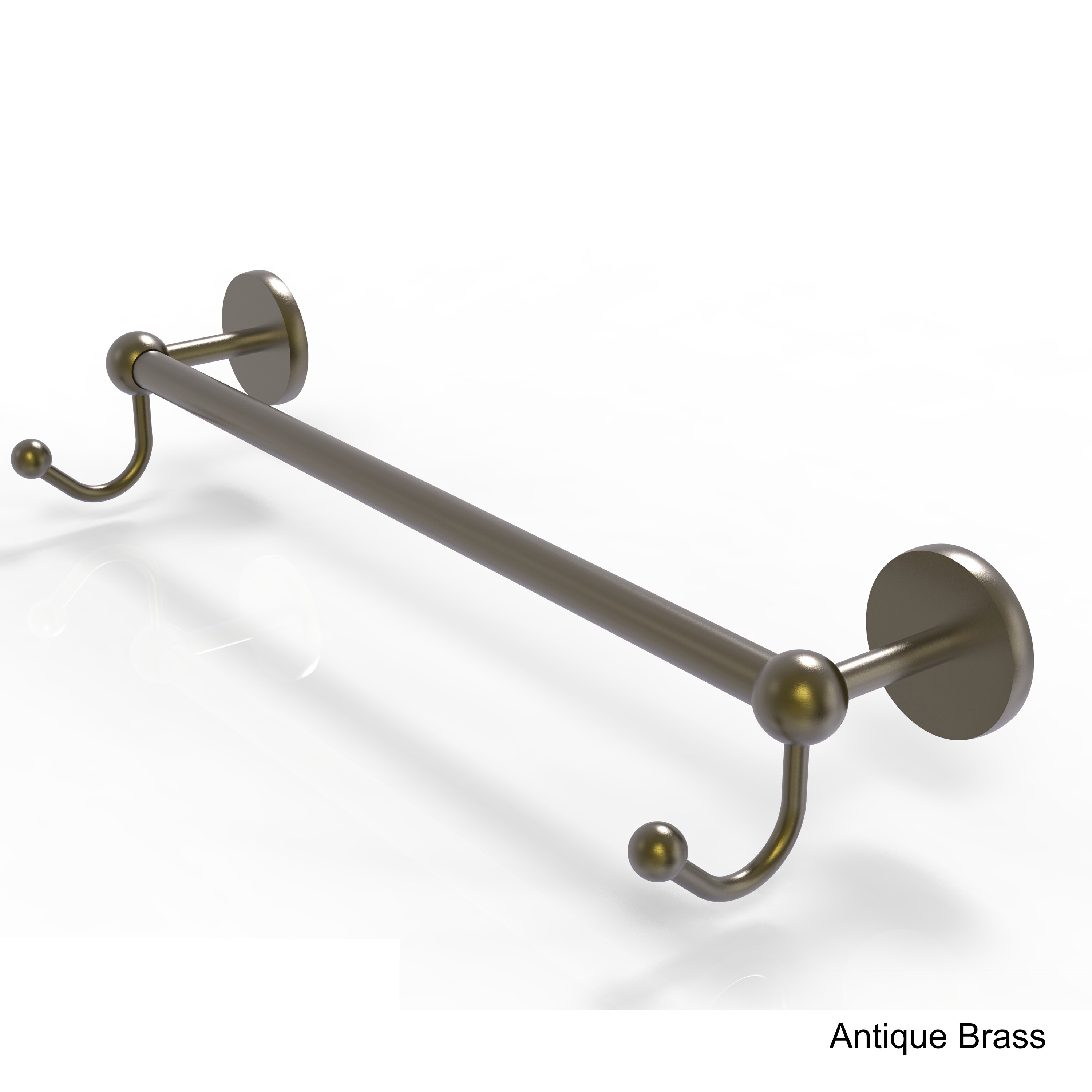 Allied Brass Prestige Skyline Collection 30-inch Towel Bar with Integrated Hooks