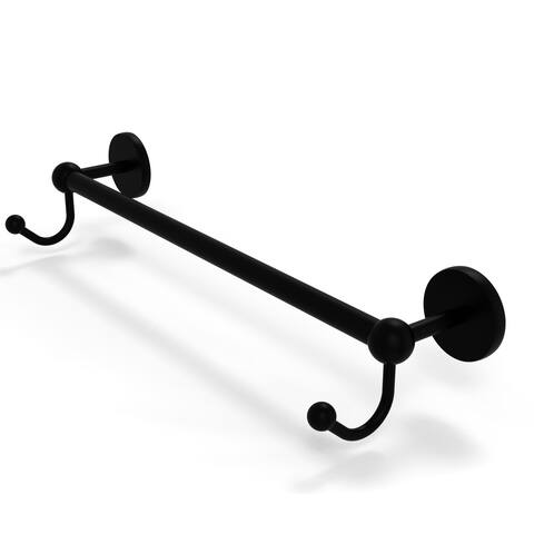 Allied Brass Prestige Skyline Collection 18 Inch Towel Bar with Integrated Hooks