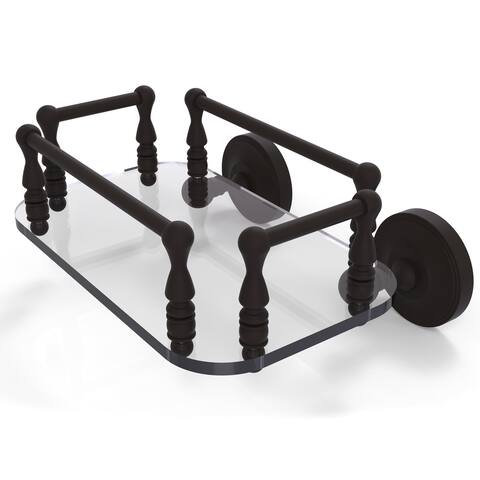 Allied Brass Prestige Regal Collection Wall Mounted Glass Guest Towel Tray