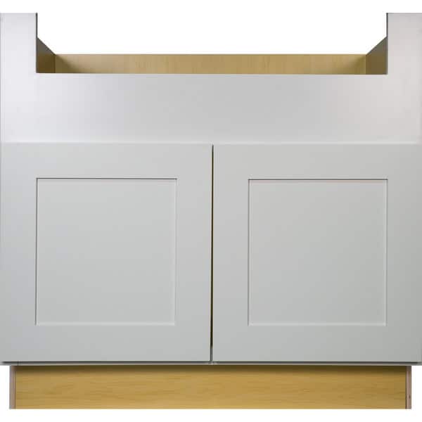 Shop Everyday Cabinets 36 Inch White Shaker Farmhouse Apron Sink