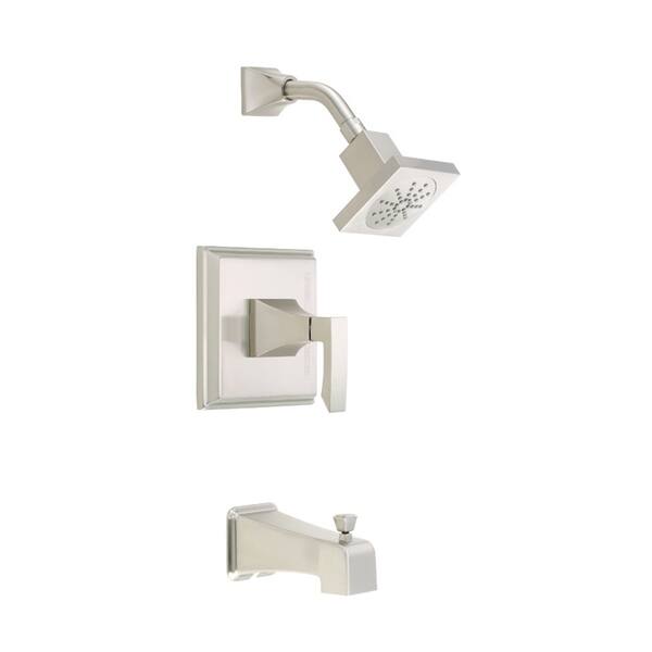 Shop Danze Logan Square Tub And Shower Faucet D500036bnt Brushed