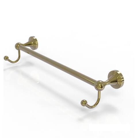 Allied Brass Sag Harbor Collection 18 Inch Towel Bar with Integrated Hooks