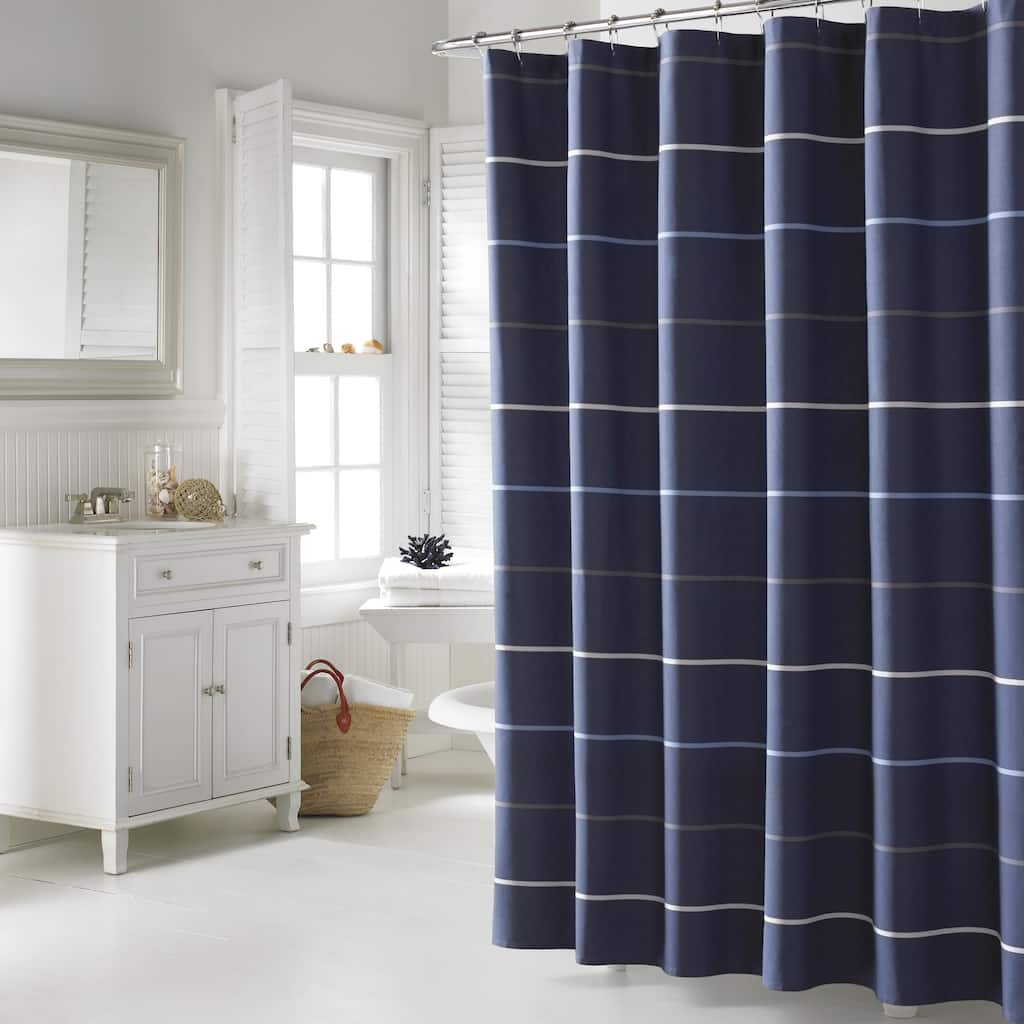 Nautica Southport Cotton Shower Curtain