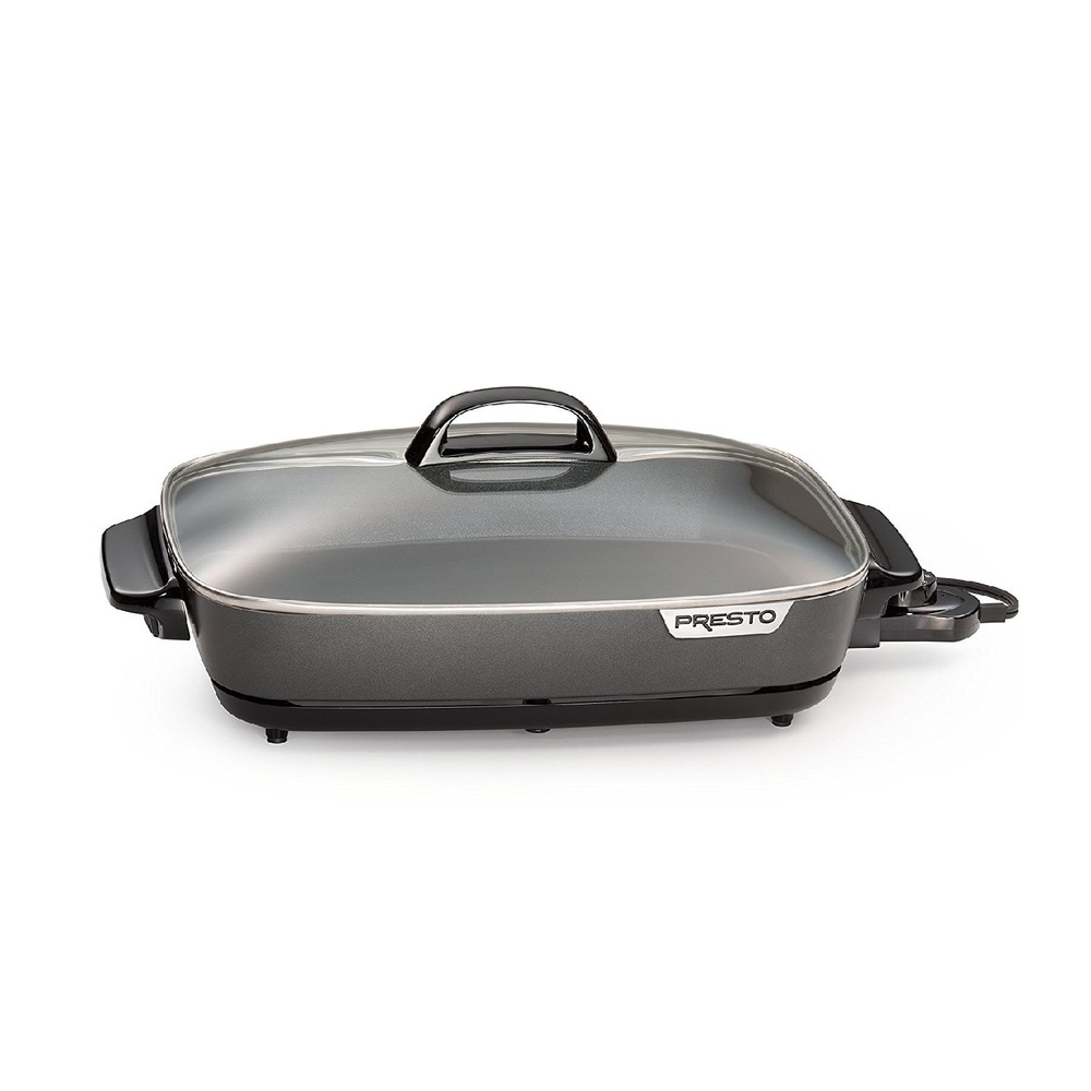 Brentwood 16 inch Electric Skillet with Glass Lid