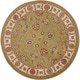 preview thumbnail 10 of 43, Nourison Modesto Persian Floral Border Area Rug 7'10" Round - Green - Round
