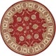 preview thumbnail 25 of 43, Nourison Modesto Persian Floral Border Area Rug 7'10" Round - Rust - Round