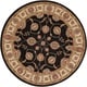 preview thumbnail 20 of 43, Nourison Modesto Persian Floral Border Area Rug 7'10" Round - Black - Round