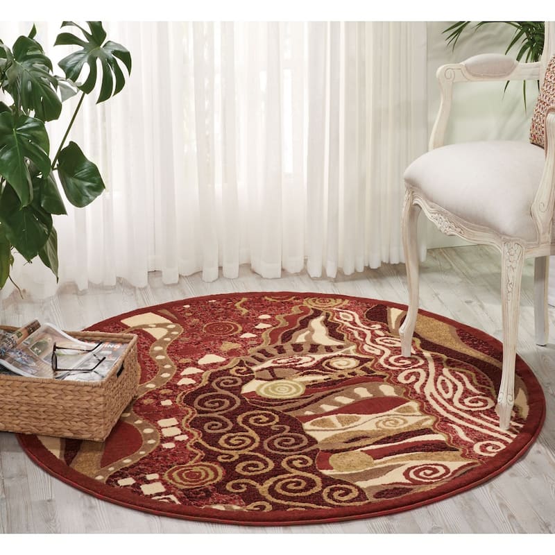 Nourison Modesto Abstract Geometric Area Rug