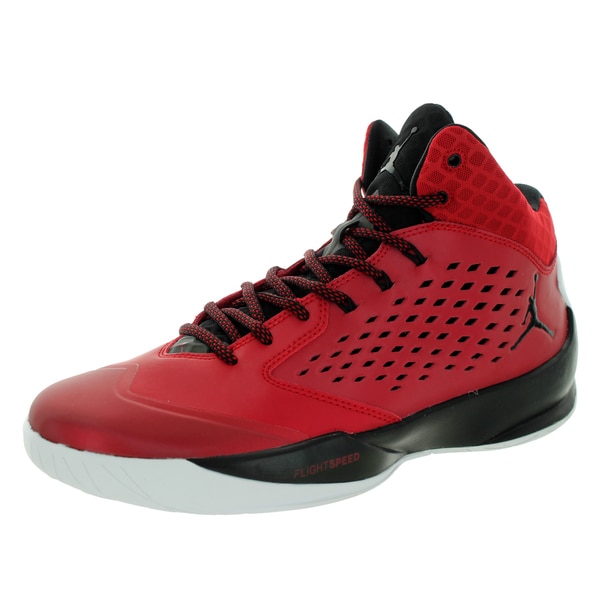 Shop Nike Jordan Men's Jordan Rising High Gym Red/Black/White ...