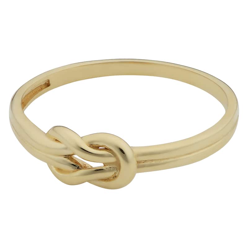 Fremada 14k Yellow Gold High Polish Love Knot Ring