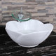 preview thumbnail 5 of 14, ELIMAX'S Lotus Round Shape White Porcelain Ceramic Bathroom Vessel Sink and Waterfall Faucet Combo