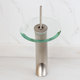 preview thumbnail 11 of 14, ELIMAX'S Lotus Round Shape White Porcelain Ceramic Bathroom Vessel Sink and Waterfall Faucet Combo