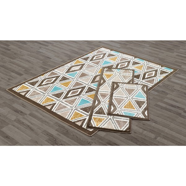 Vcny Tribeca Area Rugs Set Of 3 Multi